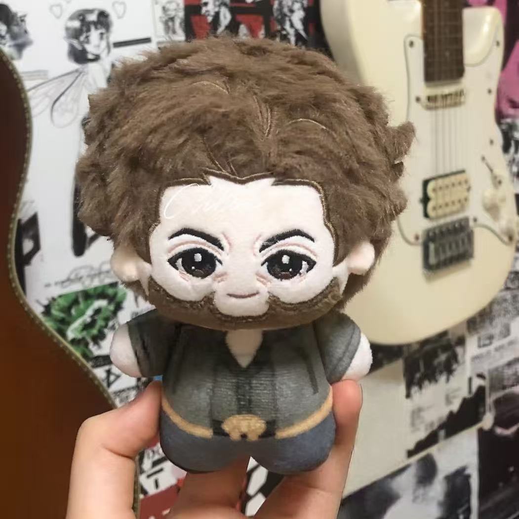 Cosplay Plushie Prop - 10cm ‌ アニメジェームズ・ローガン・ハウレットぬいぐるみローガンフィギュアぬいぐるみおもちゃキーホルダーペンダントホリデークリスマス誕生日ファンギフト