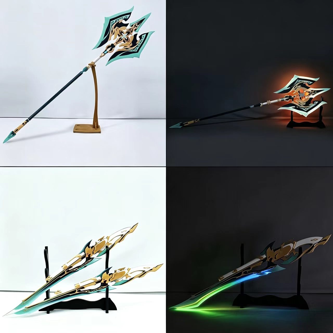 Cosplay Prop Axe - ゲーム『ホンカイ・スターレイル』フェイシャオコスプレ用剣と斧の小道具 ハロウィン クリスマス パーティー コスチューム アクセサリー