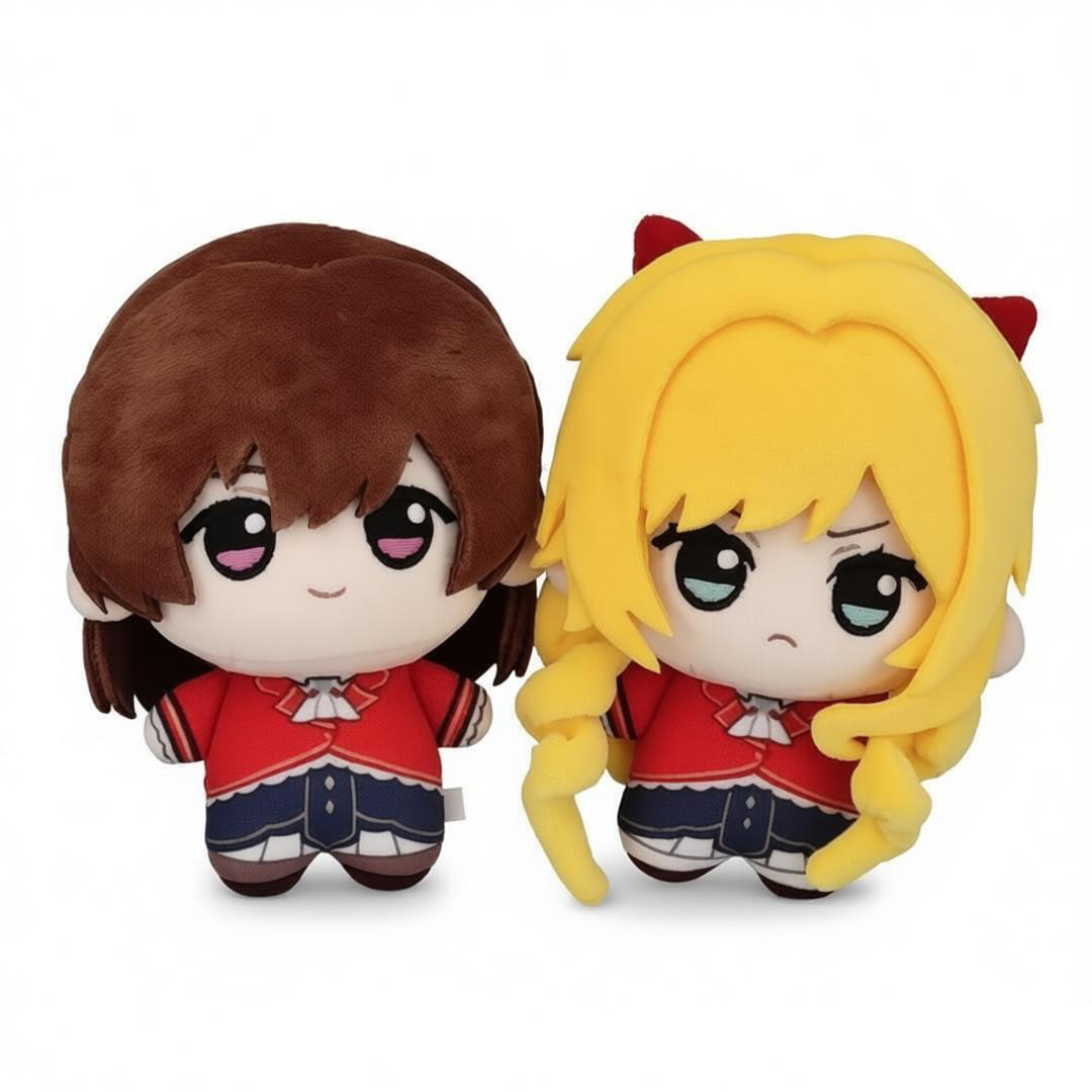 Cosplay Plushie Prop - 10 センチメートルアニメ私は悪役に恋していますクレア・フランソワぬいぐるみレイ・テイラー人形おもちゃキーホルダーペンダントぬいぐるみギフト