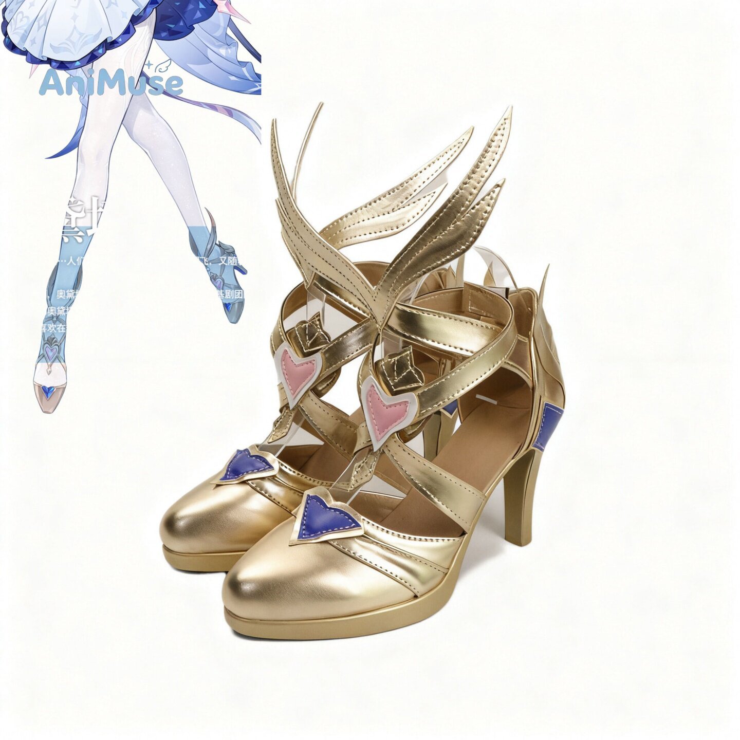 原神（ゲンシン）インパクト ‌   オデット コスプレ靴 ハ - Anime Cosplay Prop のレビューと価格