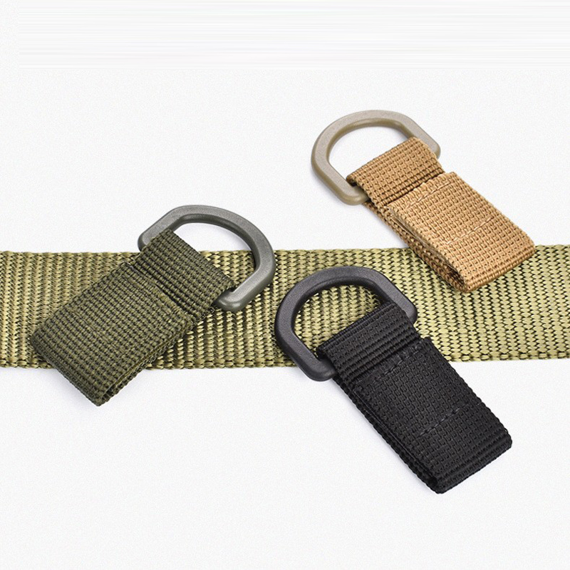 戦術的なウェビング D リングフックハンガーベルトモールギア - D Ring Strap のレビューと価格