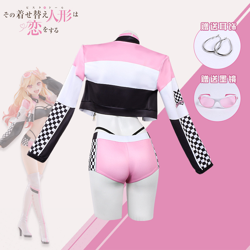 アニメ私のドレスアップダーリンウィッグレーススーツ小道具クー - Cosplay Prop Diy のレビューと価格
