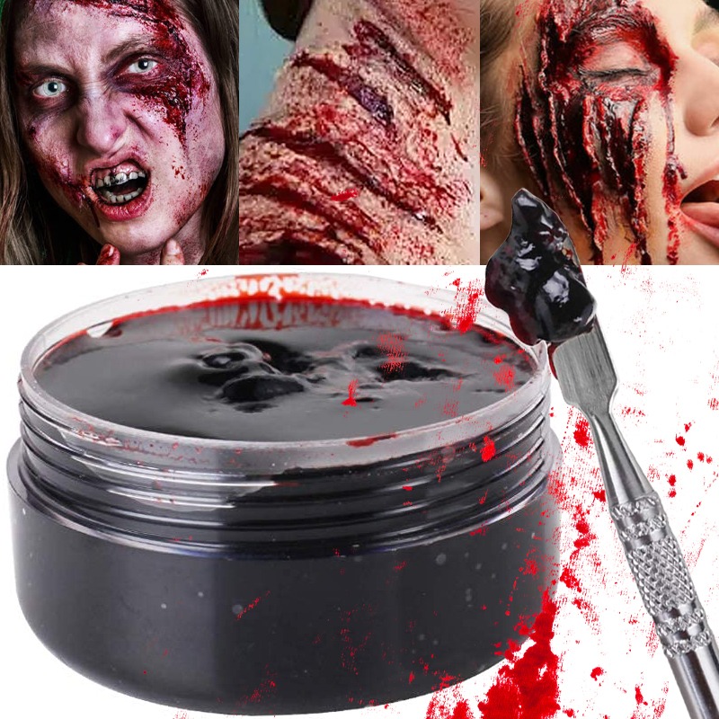 1/3 個ハロウィンブラッドジェル長期的なメイクアップキット - Cosplay Prop Kit のレビューと価格