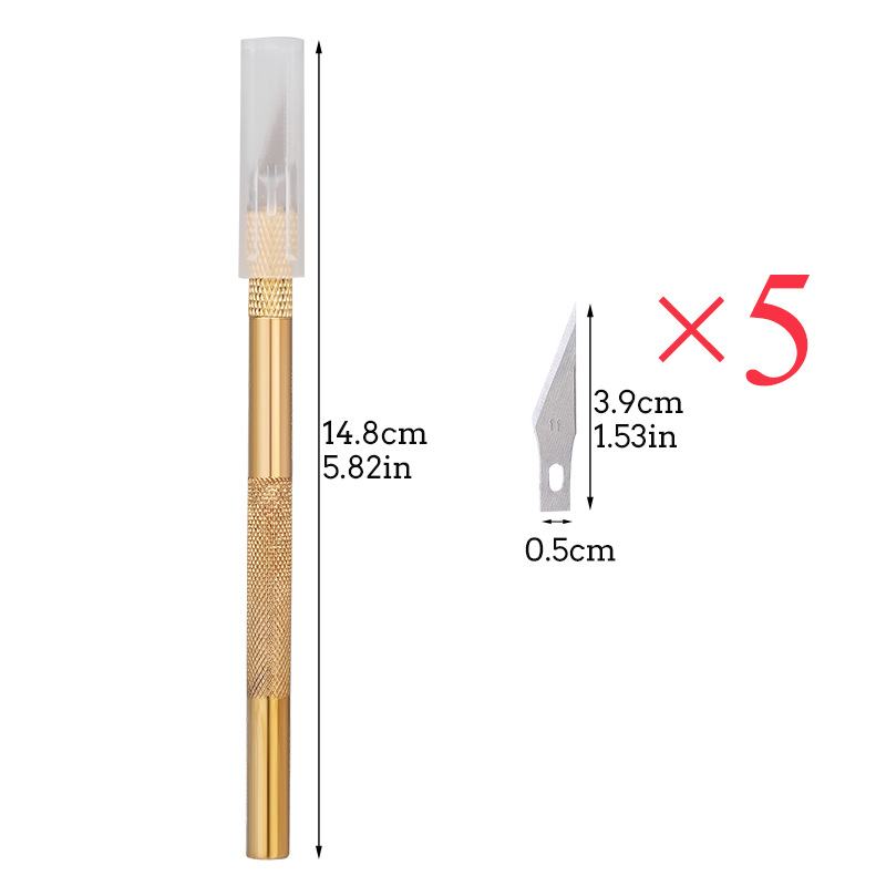 1 セット彫刻金属メスナイフツールキット木材紙カッタークラフ - Craft Knife Set のレビューと価格