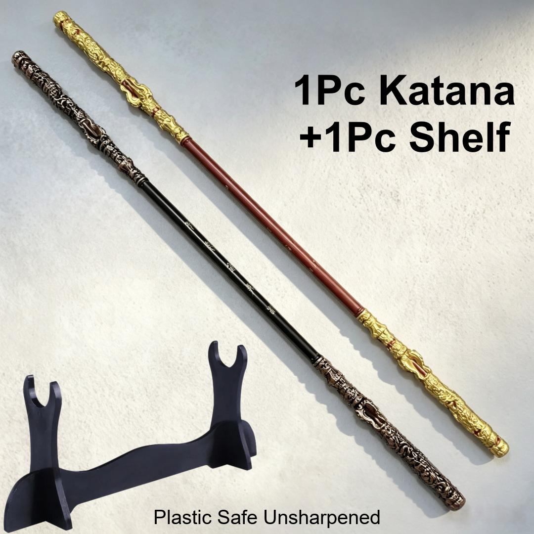 70インチ ブラックミス ウーコン 魔法の杖 ゲームアニメコ - Cosplay Prop Katana のレビューと価格