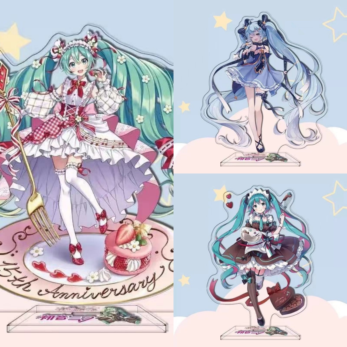 初音ミク アニメキャラクター アクリルスタンド バーチャルシ - Anime Cosplay Prop のレビューと価格