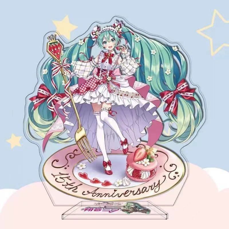 初音ミク アニメキャラクター アクリルスタンド バーチャルシ - Anime Cosplay Prop のレビューと価格