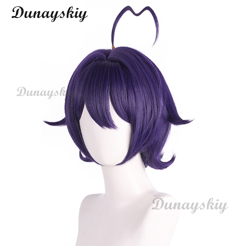 魔法少女ヒラギ・ウテナのコスプレウィッグ紫ショートヘアマギア - Cosplay Prop Diy のレビューと価格