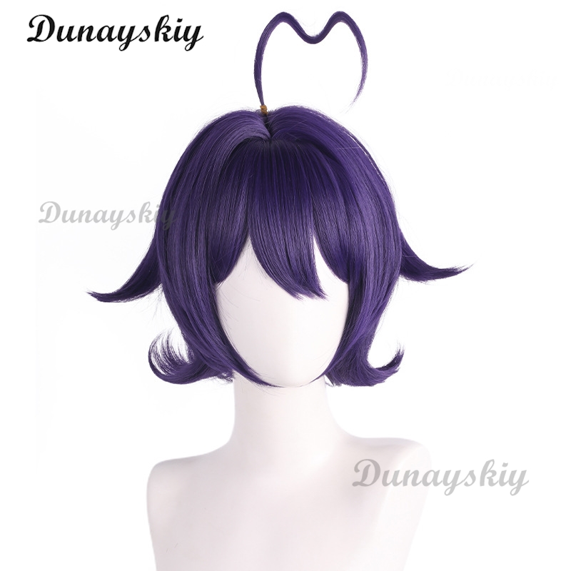 魔法少女ヒラギ・ウテナのコスプレウィッグ紫ショートヘアマギア - Cosplay Prop Diy のレビューと価格