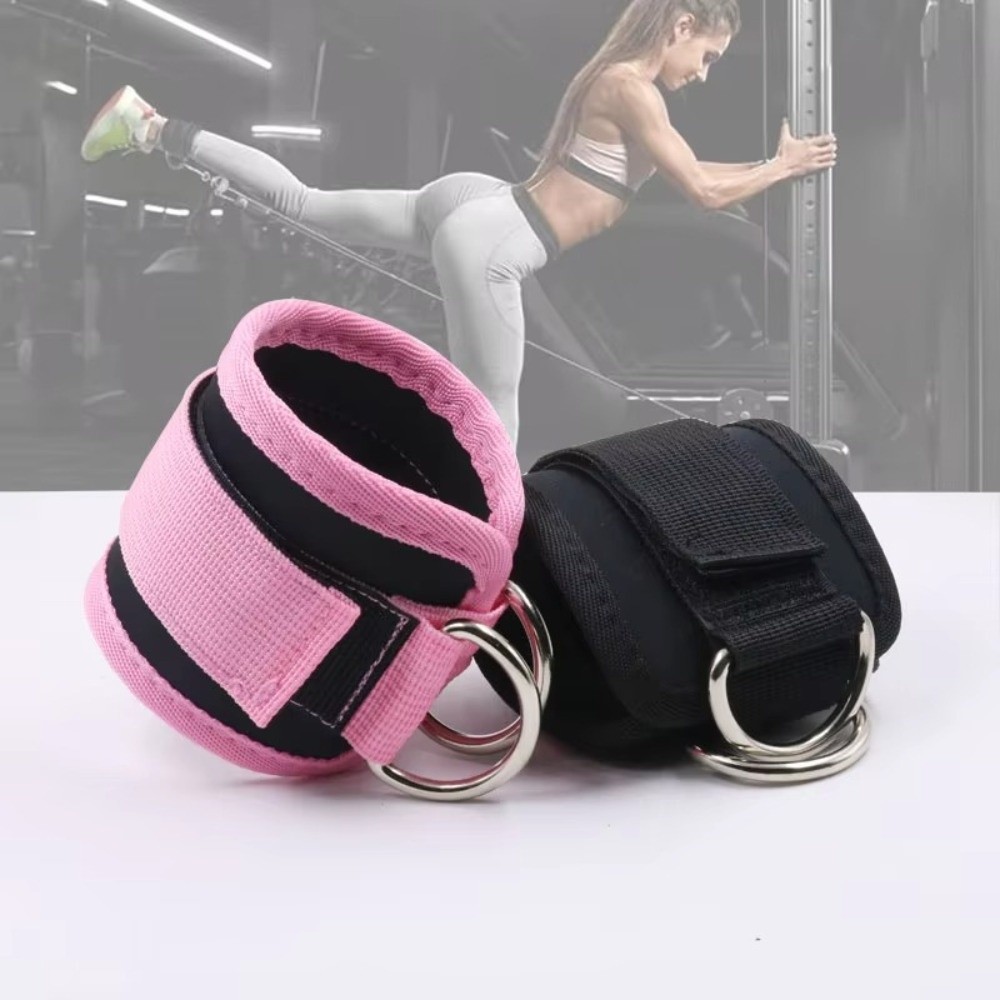 ダブルDリングジムアンクルストラップ ネオプレンパッド入り  - D Ring Strap のレビューと価格