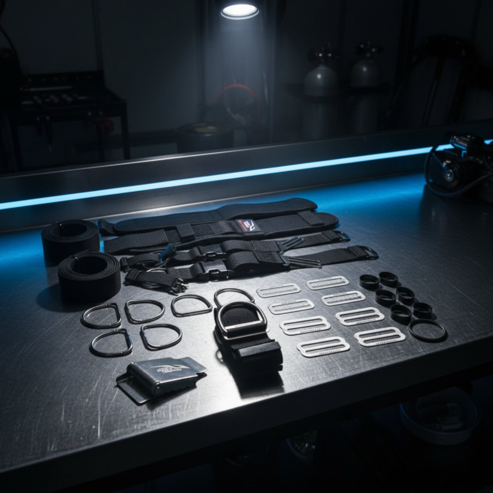 テクニカルダイビングハーネス ナイロンストラップ バックマウ - D Ring Strap のレビューと価格