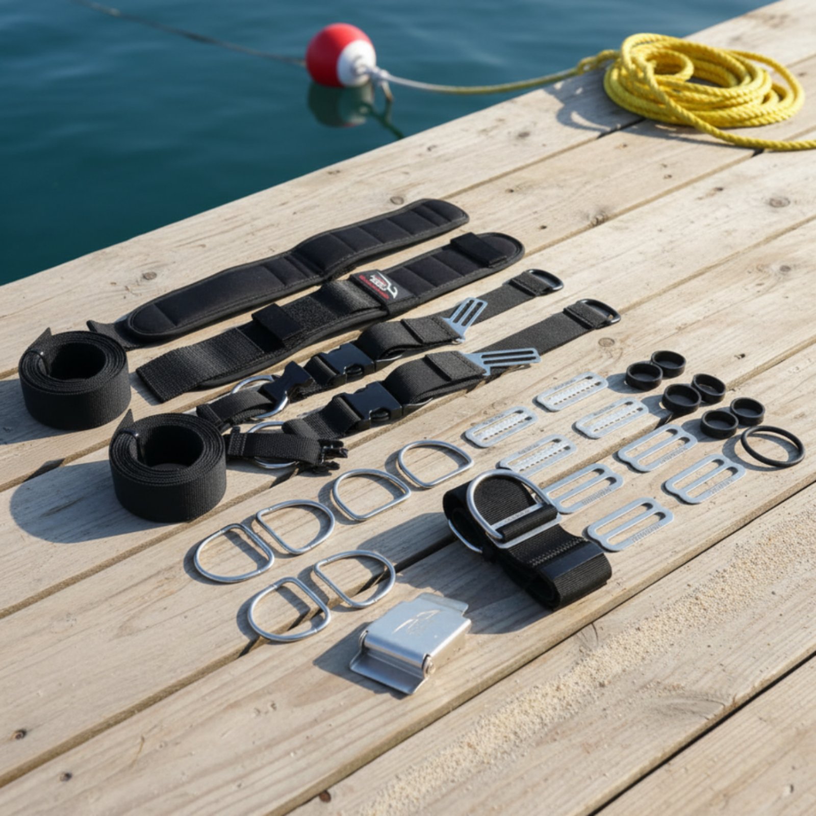 テクニカルダイビングハーネス ナイロンストラップ バックマウ - D Ring Strap のレビューと価格