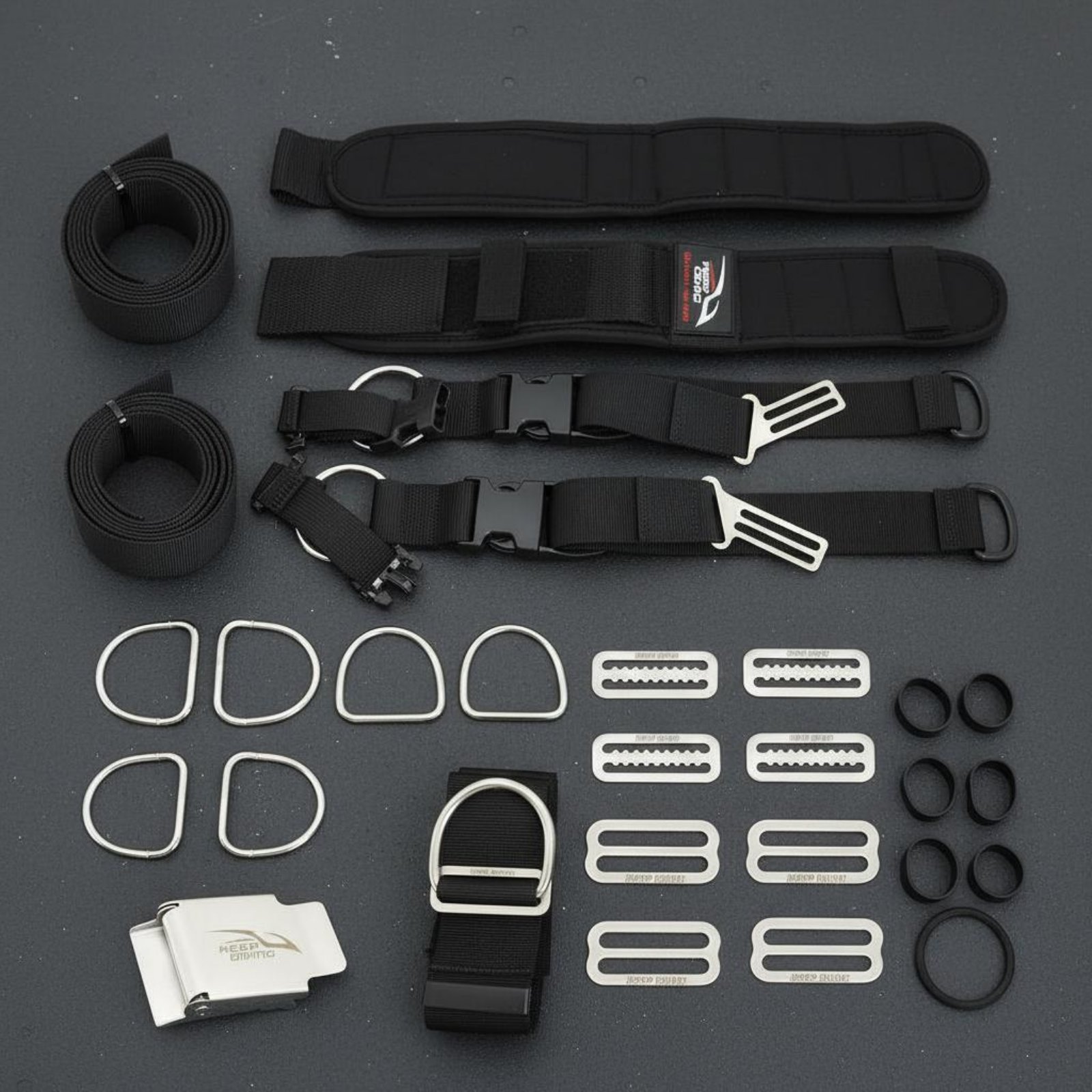 テクニカルダイビングハーネス ナイロンストラップ バックマウ - D Ring Strap のレビューと価格