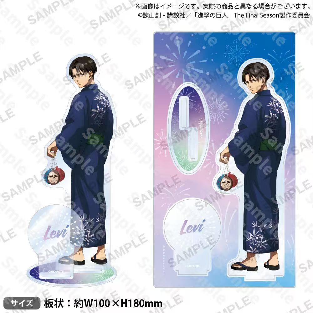 アタキング・ジャイアンツ リヴァイ フィギュア アクリルスタ - Anime Cosplay Prop のレビューと価格