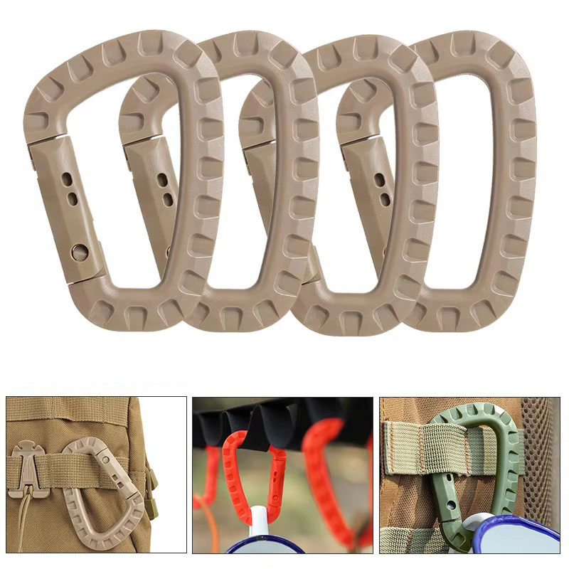 1/3/5 個プラスチックカラビナスナップクリップフック D - D Ring Strap のレビューと価格
