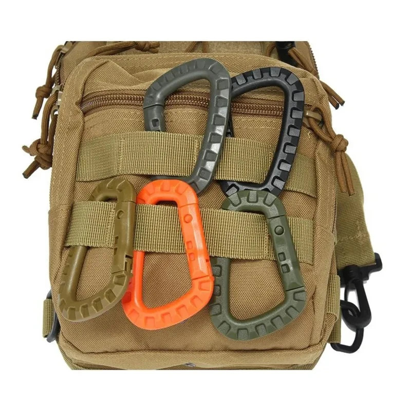 1/3/5 個プラスチックカラビナスナップクリップフック D - D Ring Strap のレビューと価格