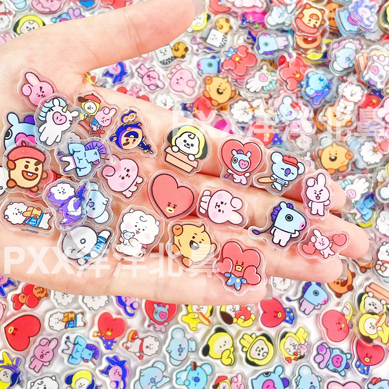 100個入り BT21 BTS シングルレイヤー 2cm ア - Cosplay Material For Prop のレビューと価格