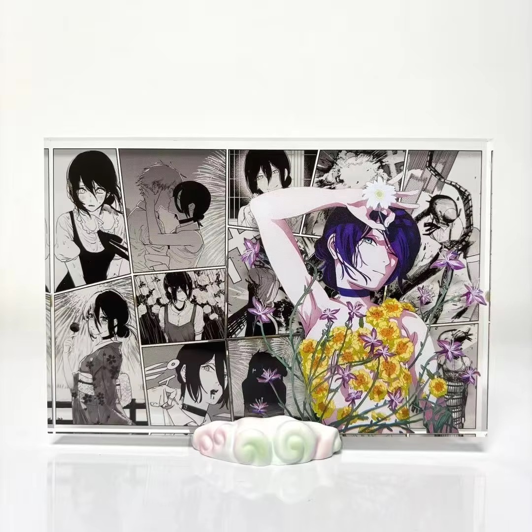 アニメフィギュアデンジとレゼアクリルスタンドカードモデルデス - Anime Cosplay Prop のレビューと価格